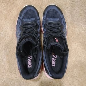 Ladies Asics Gel-Quantum 360 6 Black/Pink/Carrier Grey Shoes
